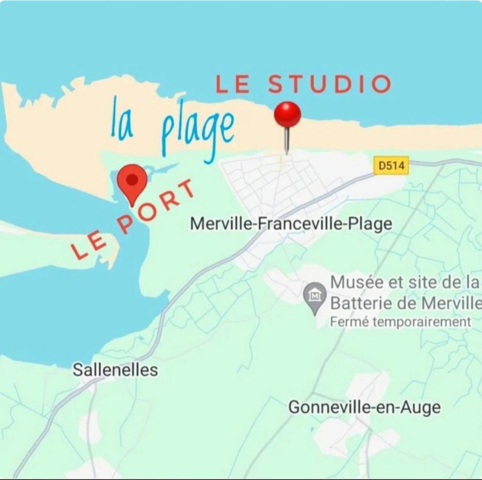 Studio Front De Mer 玛维尔弗朗斯维尔 外观 照片